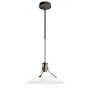 Hubbardton Forge Henry 15" Wide Outdoor Pendant Coastal Dark Smoke / Frosted
