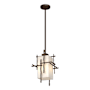 Hubbardton Forge Tura 11" Wide Outdoor Pendant Coastal Bronze