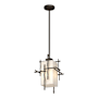 Hubbardton Forge Tura 11" Wide Outdoor Pendant Coastal Dark Smoke