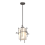 Hubbardton Forge Tura 11" Wide Outdoor Pendant Coastal Burnished Steel