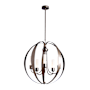 Hubbardton Forge Pomme 5 Light 30" Wide Outdoor Pillar Candle Pendant Coastal Dark Smoke / Opal