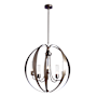 Hubbardton Forge Pomme 5 Light 30" Wide Outdoor Pillar Candle Pendant Coastal Dark Smoke / Seedy