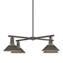 Hubbardton Forge Henry 4 Light 36" Wide Outdoor Pendant Coastal Natural Iron