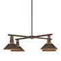 Hubbardton Forge Henry 4 Light 36" Wide Outdoor Pendant Coastal Bronze