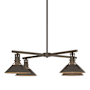 Hubbardton Forge Henry 4 Light 36" Wide Outdoor Pendant Coastal Dark Smoke