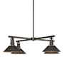 Hubbardton Forge Henry 4 Light 36" Wide Outdoor Pendant Coastal Oil Rubbed Bronze