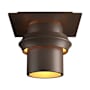 Hubbardton Forge Twilight 6" Wide Semi-Flush Outdoor Ceiling Fixture Coastal Bronze
