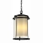 Hubbardton Forge Meridian 10" Wide Semi-Flush Outdoor Mini Penant Coastal Black