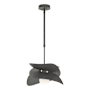Hubbardton Forge Hibiscus 19" Wide Outdoor Pendant Coastal Natural Iron