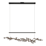 Hubbardton Forge Coral 56" Wide Abstract Linear Pendant Black / Bronze