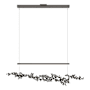 Hubbardton Forge Coral 56" Wide Abstract Linear Pendant Oil Rubbed Bronze / Natural Iron