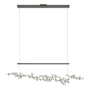 Hubbardton Forge Coral 56" Wide Abstract Linear Pendant Oil Rubbed Bronze / Vintage Platinum