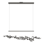 Hubbardton Forge Coral 56" Wide Abstract Linear Pendant Natural Iron / Natural Iron