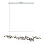 Hubbardton Forge Coral 56" Wide Abstract Linear Pendant Vintage Platinum / Bronze