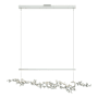 Hubbardton Forge Coral 56" Wide Abstract Linear Pendant Vintage Platinum / Vintage Platinum