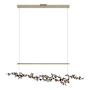 Hubbardton Forge Coral 56" Wide Abstract Linear Pendant Soft Gold / Bronze