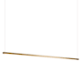 Hubbardton Forge Ingot 1" Wide Suspension Linear Pendant Modern Brass