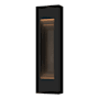 Hubbardton Forge Art Alchemy 2 Light 28" Tall Outdoor Wall Sconce Coastal Black / Coastal Natural Iron