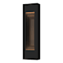 Hubbardton Forge Art Alchemy 2 Light 28" Tall Outdoor Wall Sconce Coastal Black / Coastal Dark Smoke