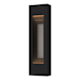 Hubbardton Forge Art Alchemy 2 Light 28" Tall Outdoor Wall Sconce Coastal Black / Coastal Burnished Steel