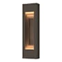 Hubbardton Forge Art Alchemy 2 Light 28" Tall Outdoor Wall Sconce Coastal Dark Smoke / Coastal Dark Smoke