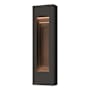Hubbardton Forge Art Alchemy 2 Light 28" Tall Outdoor Wall Sconce Coastal Oil Rubbed Bronze / Coastal Bronze