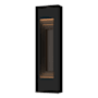 Hubbardton Forge Art Alchemy 2 Light 28" Tall Outdoor Wall Sconce Coastal Black / Coastal Oil Rubbed Bronze