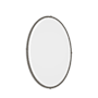 Hubbardton Forge Beveled Oval 22-5/16"W x 31-11/16"H Oval Beveled Aluminum Accent Mirror Dark Smoke