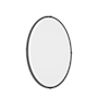 Hubbardton Forge Beveled Oval 22-5/16"W x 31-11/16"H Oval Beveled Aluminum Accent Mirror Black