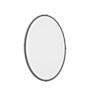Hubbardton Forge Beveled Oval 22-5/16"W x 31-11/16"H Oval Beveled Aluminum Accent Mirror Natural Iron