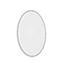 Hubbardton Forge Beveled Oval 22-5/16"W x 31-11/16"H Oval Beveled Aluminum Accent Mirror Vintage Platinum