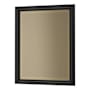 Hubbardton Forge Rook 20-13/16"W x 26-13/16"H Rectangular Beveled Steel Accent Mirror Black