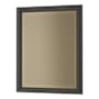 Hubbardton Forge Rook 20-13/16"W x 26-13/16"H Rectangular Beveled Steel Accent Mirror Natural Iron