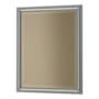 Hubbardton Forge Rook 20-13/16"W x 26-13/16"H Rectangular Beveled Steel Accent Mirror Vintage Platinum