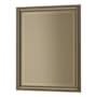 Hubbardton Forge Rook 20-13/16"W x 26-13/16"H Rectangular Beveled Steel Accent Mirror Soft Gold