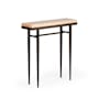 Hubbardton Forge Wick 30" Wide Wood Top Maple and Metal Table Bronze / Maple Natural