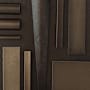 Hubbardton Forge Folio 18" Wide Glass and Steel Accent Table Bronze / Clear