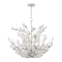 Hudson Valley Lighting Tulip 9 Light 28" Wide Crystal Chandelier Silver