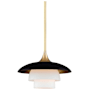 Hudson Valley Lighting Skylar Single Light 14" Tall LED Wall Sconce Aged Brass