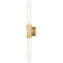 Hudson Valley Lighting Asher 2 Light 28" Tall Wall Sconce Polished Nickel