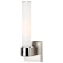 Hudson Valley Lighting Mill Valley 12" Tall Wall Sconce Satin Nickel