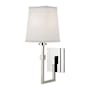 Hudson Valley Lighting Fletcher Single Light 15" Tall Wall Sconce Polished Nickel
