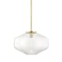 Hudson Valley Lighting Bennett 18" Wide Pendant Aged Brass