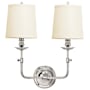 Hudson Valley Lighting Logan 2 Light 18" Tall Wall Sconce Polished Nickel