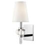 Hudson Valley Lighting Luna Single Light 14" Tall Wall Sconce Polished Chrome