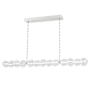 Hudson Valley Lighting Lindley 50" Wide LED Linear Chandelier Polished Nickel