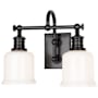 Hudson Valley Lighting Keswick 2 Light 14" Wide Bathroom Vanity Light Old Bronze