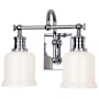 Hudson Valley Lighting Keswick 2 Light 14" Wide Bathroom Vanity Light Polished Chrome