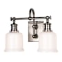 Hudson Valley Lighting Keswick 2 Light 14" Wide Bathroom Vanity Light Satin Nickel