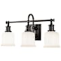 Hudson Valley Lighting Keswick 3 Light 21" Wide Bathroom Vanity Light Old Bronze